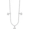 VANRYCKE Collier Stardust 3 Diamants Or Blanc