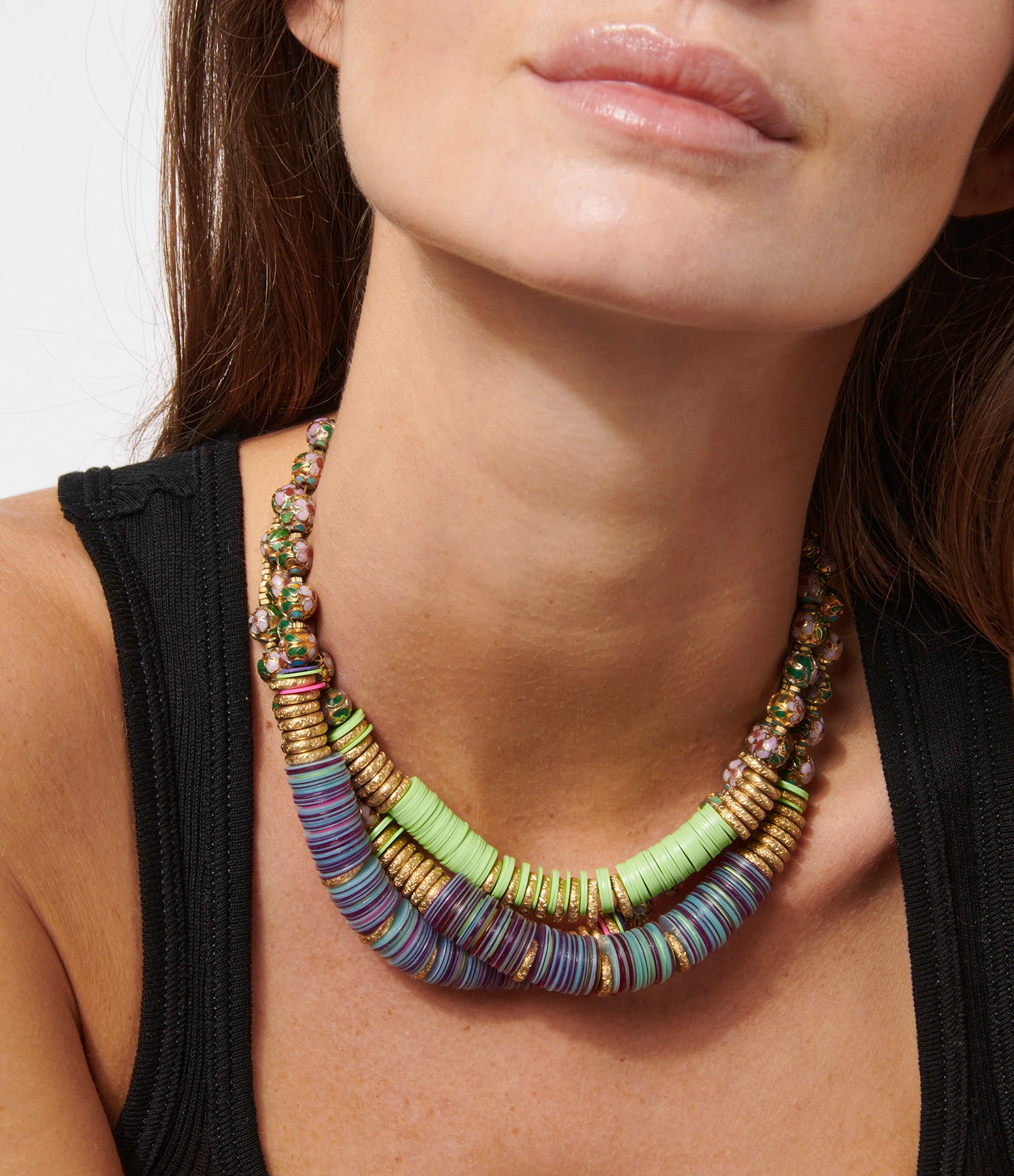 VADI JEWELS Collier Bali Doré Pastel, Capsule Asia 2 VADI JEWELS Collier Bali Doré Pastel, Capsule Asia – Image 2