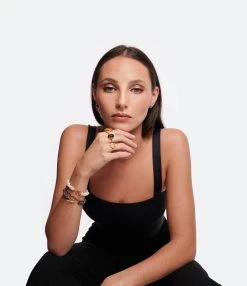 VADI JEWELS Bague Sphinx Big Citrine 5 VADI JEWELS Bague Sphinx Big Citrine -Shaker Jewels Magasin vadib look20221123 377 1