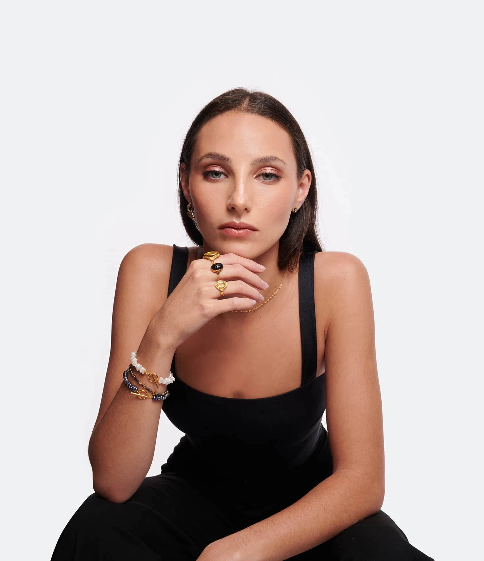 VADI JEWELS Bague Scarabée Onyx Noir 3 VADI JEWELS Bague Scarabée Onyx Noir – Image 3