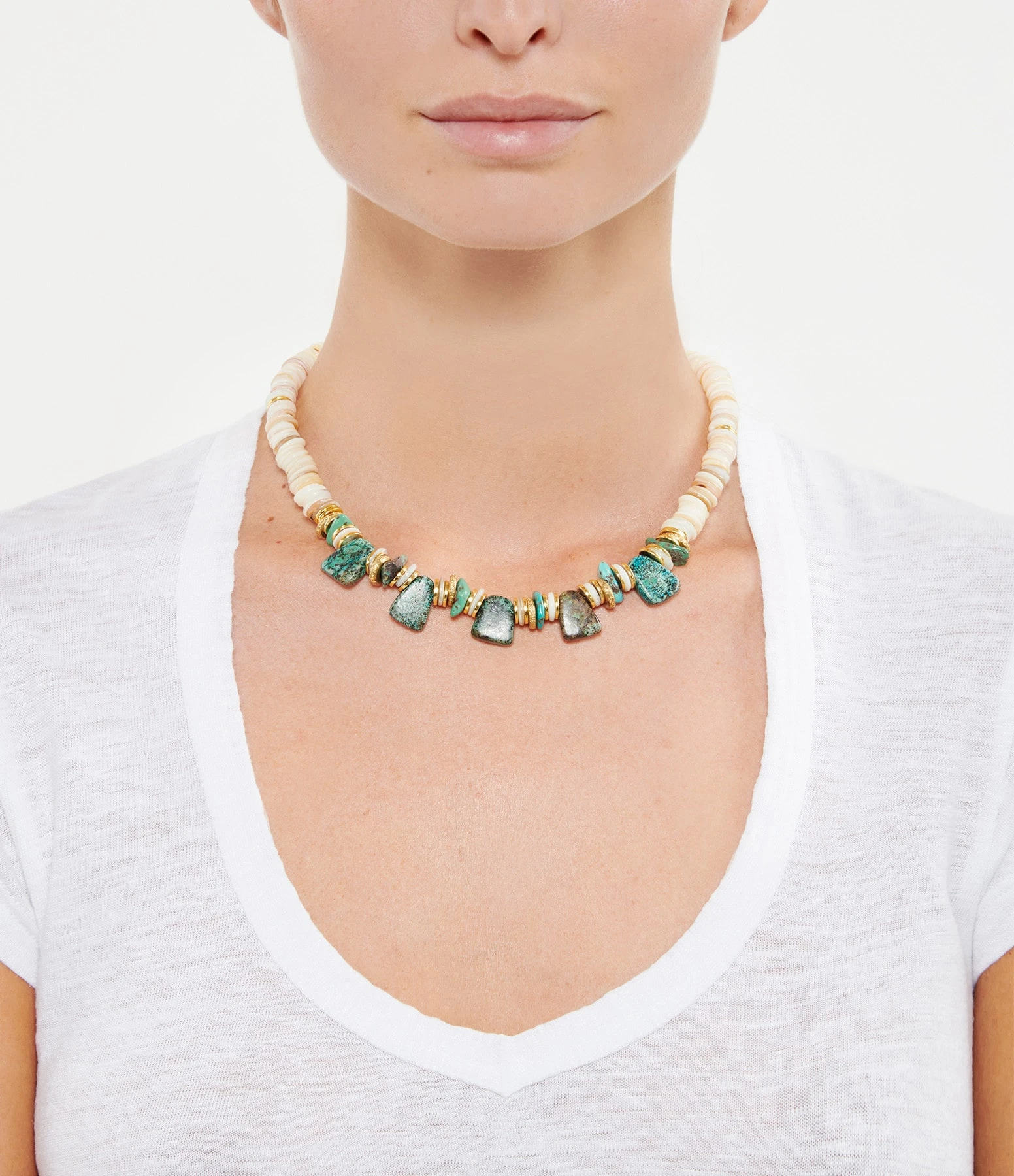 VADI JEWELS Collier Bella Coquillage Naturel 2 VADI JEWELS Collier Bella Coquillage Naturel – Image 2