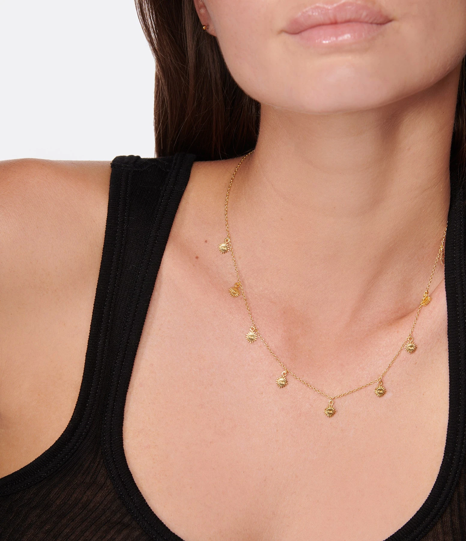 VADI JEWELS Collier Soleil Argent Doré 2 VADI JEWELS Collier Soleil Argent Doré – Image 2