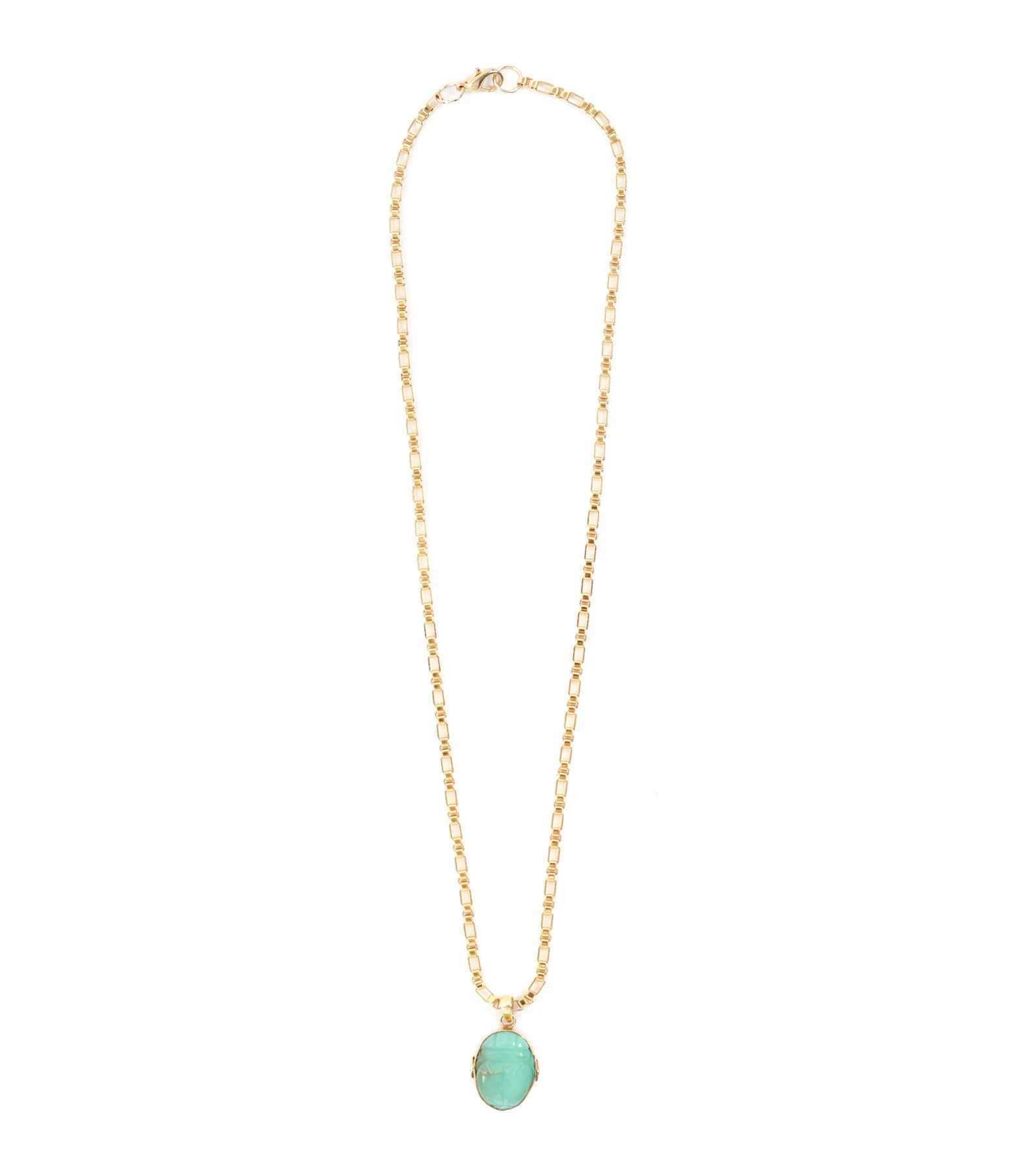 VADI JEWELS Collier Scarabée Turquoise 2 VADI JEWELS Collier Scarabée Turquoise – Image 2