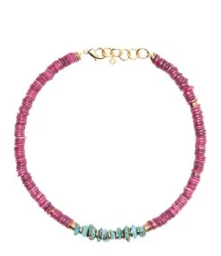 VADI JEWELS Collier Brazilia Aubergine