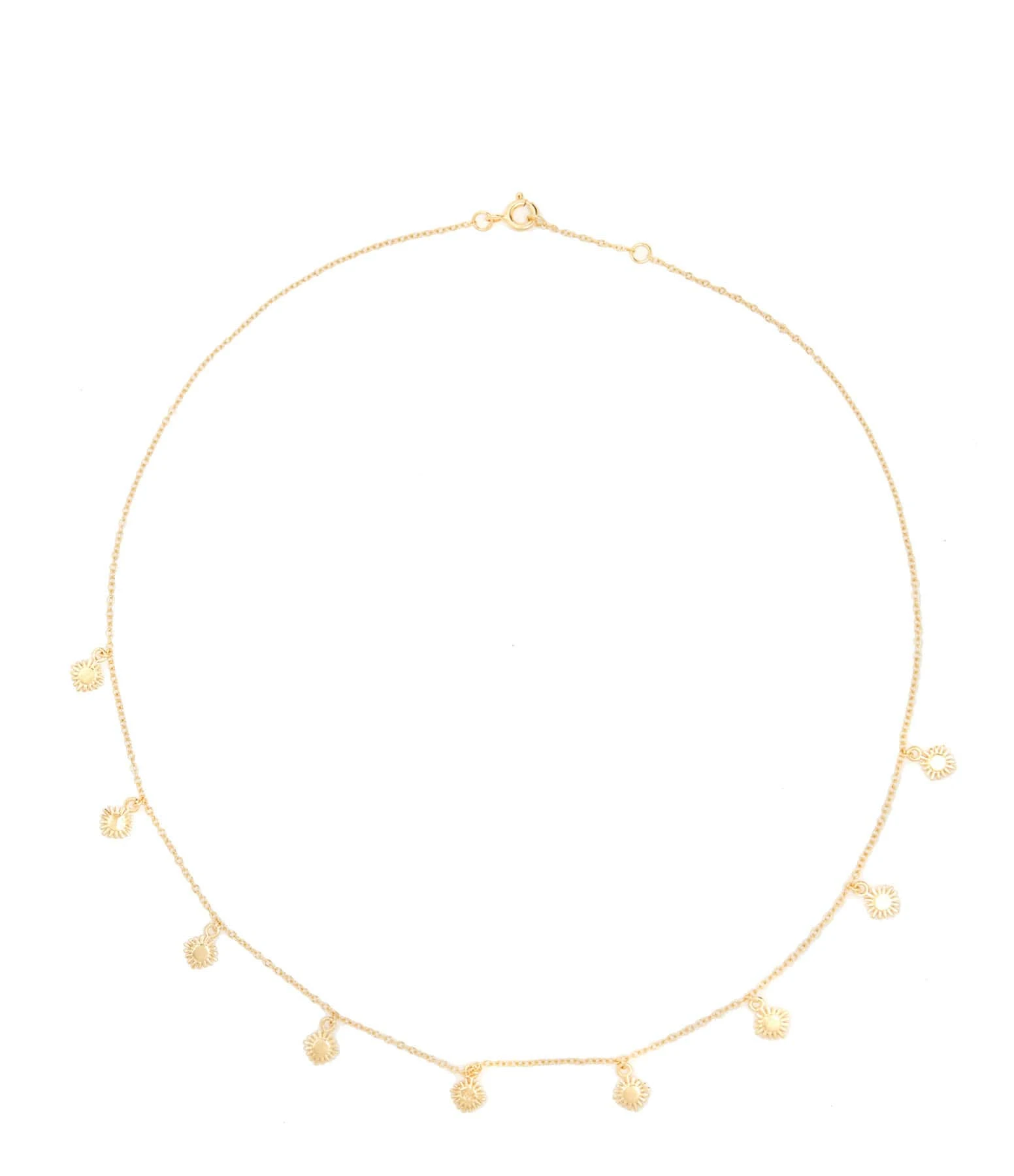 VADI JEWELS Collier Soleil Argent Doré 1 VADI JEWELS Collier Soleil Argent Doré