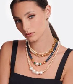 VADI JEWELS Sautoir Mama Perles Saumon, Exclusivité Lulli -Shaker Jewels Magasin vadis look20221123 197