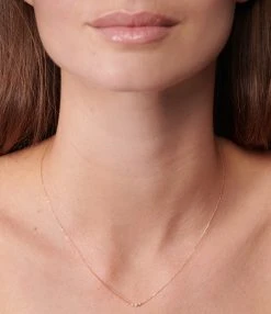 VANRYCKE Collier Stardust Or Rose 3 Diamants -Shaker Jewels Magasin vanry look20221014 222