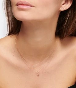 VANRYCKE Collier Stardust Diamant Or Rose -Shaker Jewels Magasin vanry look20221117 18