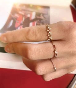 VANRYCKE Bague Stardust Diamant Or Rose 9 VANRYCKE Bague Stardust Diamant Or Rose -Shaker Jewels Magasin vanry look20221117 4