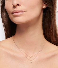 VANRYCKE Collier Abécédaire Or Rose 8 VANRYCKE Collier Abécédaire Or Rose -Shaker Jewels Magasin vanry look20221117 57 1