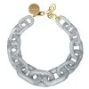 VANESSA BARONI Collier Big Gris Marbré