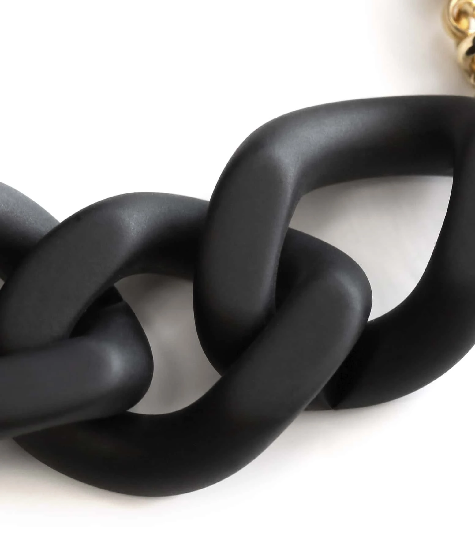 VANESSA BARONI Bracelet Flat Noir Matt 2 VANESSA BARONI Bracelet Flat Noir Matt – Image 2