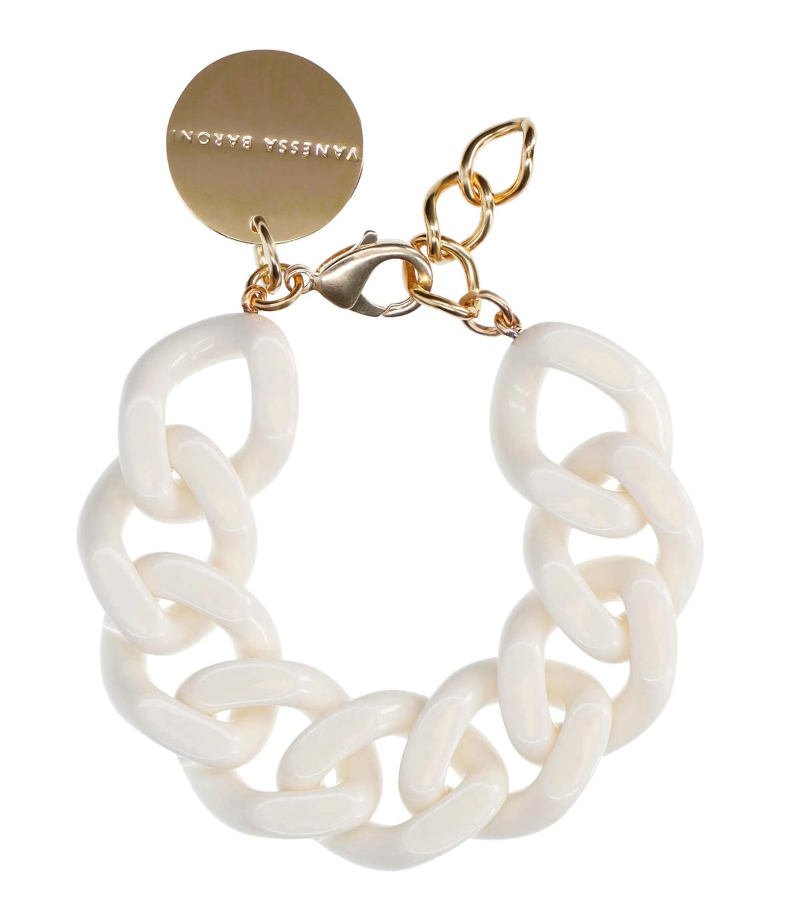 VANESSA BARONI Bracelet Flat Off White 1 VANESSA BARONI Bracelet Flat Off White