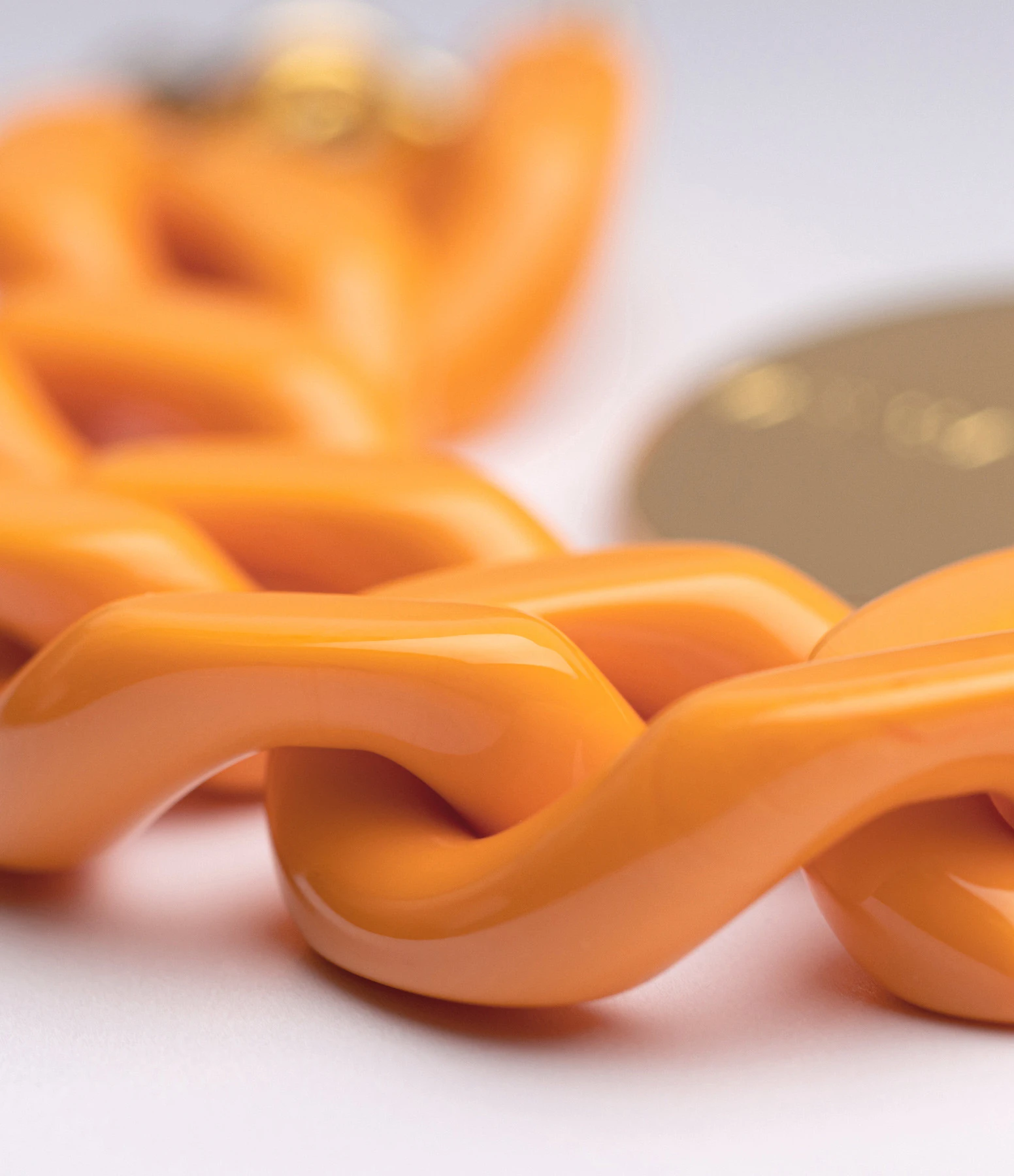 VANESSA BARONI Bracelet Flat Light Orange 2 VANESSA BARONI Bracelet Flat Light Orange – Image 2