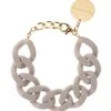 VANESSA BARONI Bracelet Flat Gris Mate