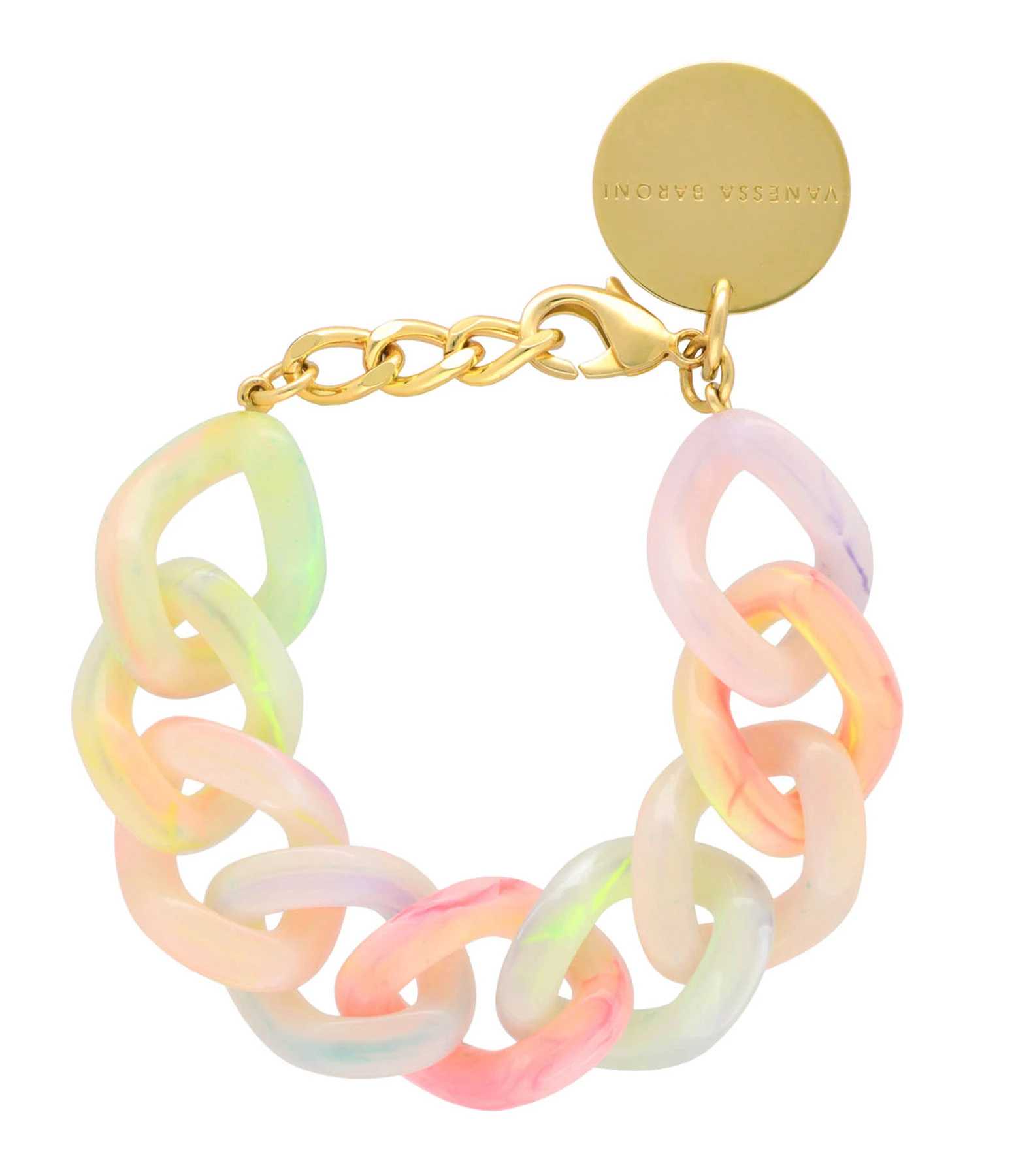 VANESSA BARONI Bracelet Flat Néon Rainbow 1 VANESSA BARONI Bracelet Flat Néon Rainbow