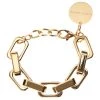 VANESSA BARONI Bracelet Big Tank Doré