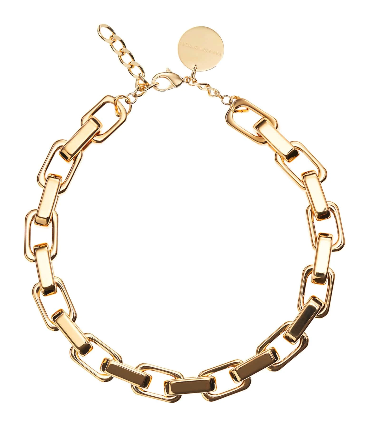 VANESSA BARONI Collier Tank Doré 1 VANESSA BARONI Collier Tank Doré