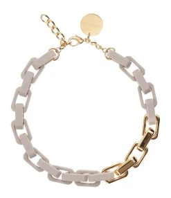 VANESSA BARONI Collier Tank Gris Mate