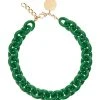 VANESSA BARONI Collier Circle Vert
