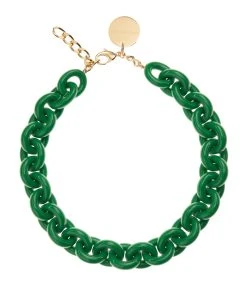 VANESSA BARONI Collier Circle Vert