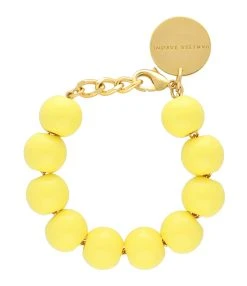 VANESSA BARONI Bracelet Beads Jaune
