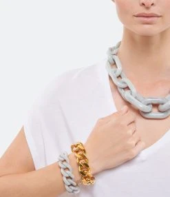 VANESSA BARONI Bracelet Flat Doré -Shaker Jewels Magasin vbaro look20210402 70 1