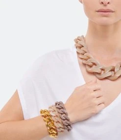 VANESSA BARONI Bracelet Flat Doré -Shaker Jewels Magasin vbaro look20210402 79 2