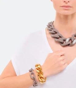 VANESSA BARONI Bracelet Easy Taupe Foncé -Shaker Jewels Magasin vbaro look20210402 97 1