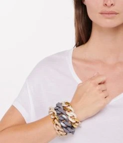 VANESSA BARONI Bracelet Great Gris Pigeon 5 VANESSA BARONI Bracelet Great Gris Pigeon -Shaker Jewels Magasin vbaro look20220420 200