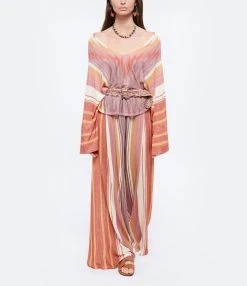 Vanessa Bruno Ceinture 35mm Raphia Bleu Multicolore 7 Vanessa Bruno Ceinture 35mm Raphia Bleu Multicolore -Shaker Jewels Magasin vbrun look20220302 175