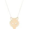 Ginette NY Collier Wolf Jumbo Or Rose