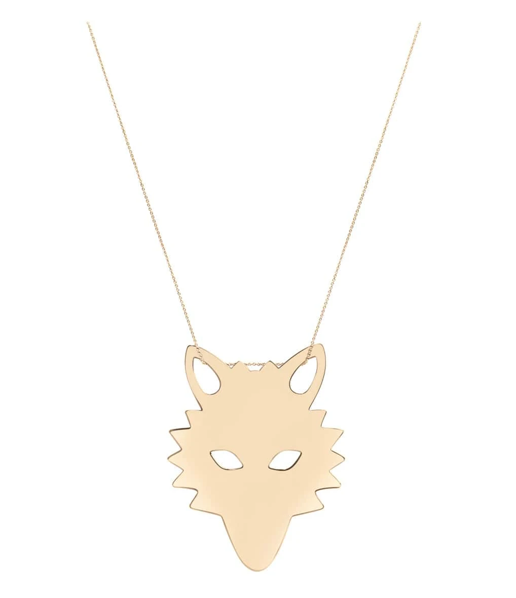 Ginette NY Collier Wolf Jumbo Or Rose 1 Ginette NY Collier Wolf Jumbo Or Rose