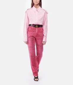 Zadig & Voltaire Ceinture ZV Initiale La Belt GM Cuir Noir -Shaker Jewels Magasin zadig look20211228 456