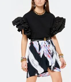 Zadig & Voltaire Ceinture ZV Initiale La Belt PM Cuir Noir 6 Zadig & Voltaire Ceinture ZV Initiale La Belt PM Cuir Noir -Shaker Jewels Magasin zadig look20220111 362